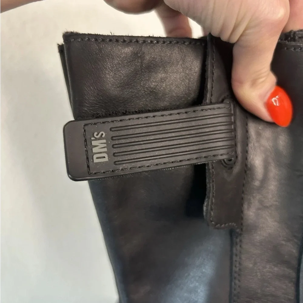 Vintage 90s Dr Martens 9788 Black Leather Moto Boots M7 W8.5 UK Made Unisex RARE - Picture 6 of 16